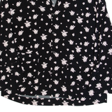 & OTHER STORIES PARIS ATELIER Womens Printed Shirt Black Collared Floral S