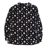 & OTHER STORIES PARIS ATELIER Womens Printed Shirt Black Collared Floral S
