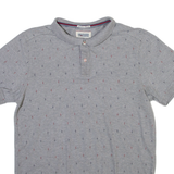 HILFIGER DENIM Mens Polo Shirt Grey M