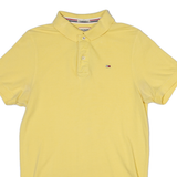HILFIGER DENIM Mens Polo Shirt Yellow S
