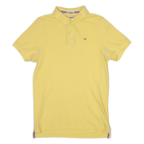 HILFIGER DENIM Mens Polo Shirt Yellow S