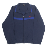 NIKE Mens Track Jacket Blue L