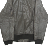 BLEND Mens Biker Jacket Grey L