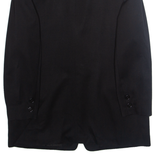 PIERRETTA B Womens Blazer Jacket Black XL