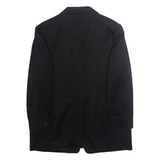 PIERRETTA B Womens Blazer Jacket Black XL