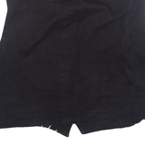 CHEF WEAR Mens Waistcoat Black Striped XS
