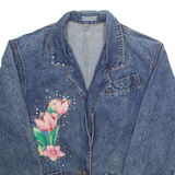 YVES BOUTIQUE Womens Denim Jacket Blue XL