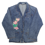 YVES BOUTIQUE Womens Denim Jacket Blue XL
