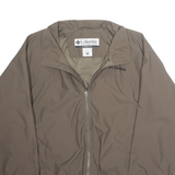 COLUMBIA Mens Jacket Brown Nylon L