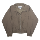 COLUMBIA Mens Jacket Brown Nylon L