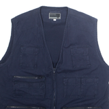 ASTROLABIO COMFORT GEAR Mens Gilet Blue L