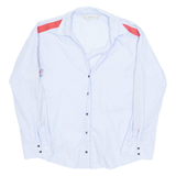 ZARA Womens Shirt Blue Collared Long Sleeve M