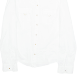 ZARA Womens Shirt White Collared Long Sleeve XS