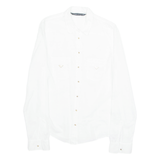 ZARA Womens Shirt White Collared Long Sleeve XS