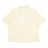 CANDA Womens Shirt Yellow Collared M