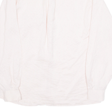 ANNA MASSARI Womens Printed Shirt Pink Collared 90s Striped M