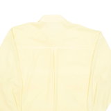 DANIELLA Womens Shirt Yellow Collared Long Sleeve S