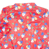SIZE APPEAL Womens Printed Blouse Red Collared Floral UK 22