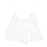 ZARA Womens Camisole Top White Sleeveless S