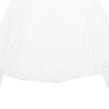 ZARA Womens Blouse White Long Sleeve M