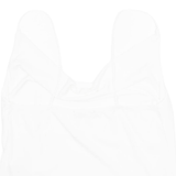 ZARA Stretch Scoop Neck Womens Camisole Top White Sleeveless S