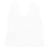 ZARA Stretch Scoop Neck Womens Camisole Top White Sleeveless S