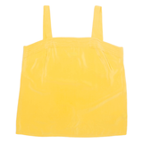 Womens Top Yellow Sleeveless UK 16