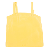 Womens Top Yellow Sleeveless UK 16