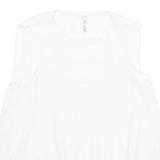 ZARA TRF Womens Top White Sleeveless M
