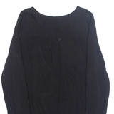 ZARA Womens Blouse Black Long Sleeve S