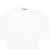 ZARA Peplum Womens Blouse White XL