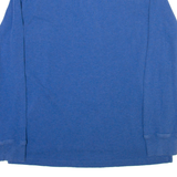 TOMMY HILFIGER Mens Polo Shirt Blue Long Sleeve M