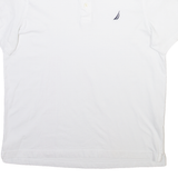 NAUTICA Mens Polo Shirt White M