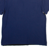 CALVIN KLEIN Mens Polo Shirt Blue Colourblock M