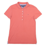 TOMMY HILFIGER Womens Polo Shirt Pink XS