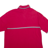 TOMMY HILFIGER Mens Polo Shirt Red Striped XL