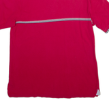 TOMMY HILFIGER Mens Polo Shirt Red Striped XL