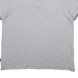 CALVIN KLEIN Mens Polo Shirt Grey Striped L