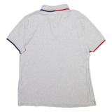 TOMMY HILFIGER Mens Polo Shirt Grey L