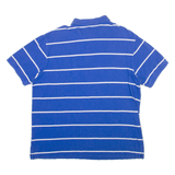 CHAPS Mens Polo Shirt Blue Striped 2XL