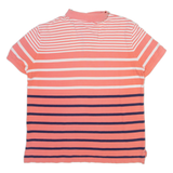NAUTICA Mens Polo Shirt Pink Striped XL
