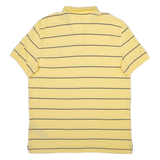 NAUTICA Mens Polo Shirt Yellow Striped 2XL
