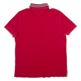 TOMMY HILFIGER Mens Polo Shirt Red M