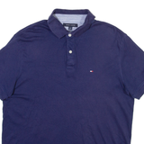 TOMMY HILFIGER Mens Polo Shirt Blue L