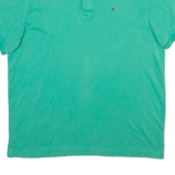 TOMMY HILFIGER Mens Polo Shirt Green XL