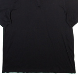 CALVIN KLEIN Mens Polo Shirt Black L