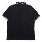 TOMMY HILFIGER Mens Polo Shirt Black M