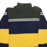 NAUTICA Mens Polo Shirt Blue Striped Long Sleeve M