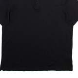 CALVIN KLEIN Mens Polo Shirt Black L