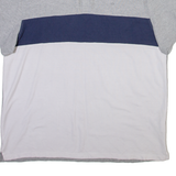 CALVIN KLEIN Mens Polo Shirt Grey Colourblock XL